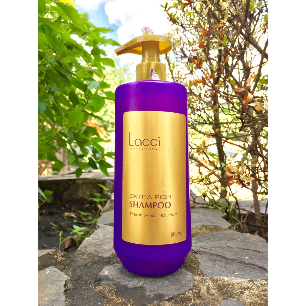 DẦU GỘI LACEI EXTRA RICH PHỤC HỒI TÓC HƯ TỔN 800ml