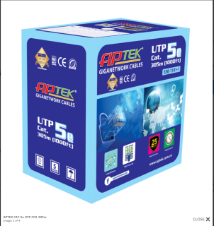 Cáp mạng APTEK CAT.5E UTP 530-1101-1 305m thùng thumbnail