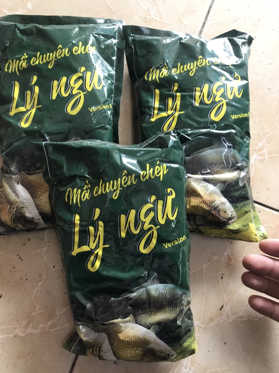 Cám câu câu cá chép lý ngư - chuyên chép hồ dịch vụ-gói 500gr - 900gr