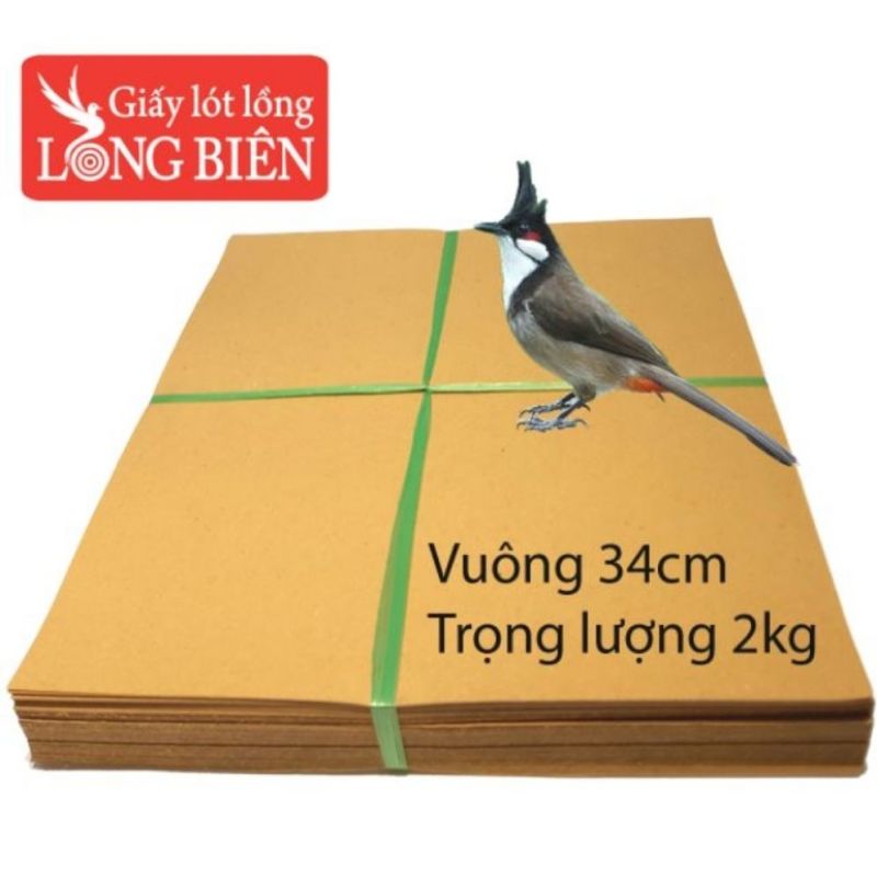 Giấy lót lồng chào mào 17 nan vuông kích thước 34cm, trọng lượng 2kg