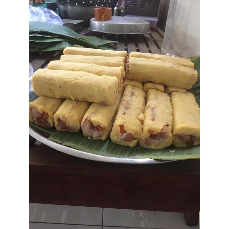 Bánh Tét Ba Màu - Đặc Sản Trà Vinh