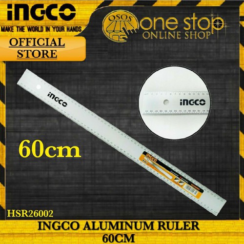 Thước nhôm 60cm ingco hsr26002 - hsr26002