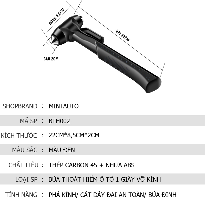 Multifunctional car emergency break hammer car emergency emergency escape tools