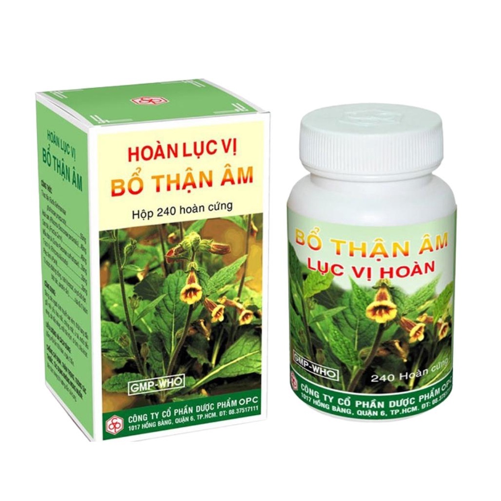 [Hộp 240 Viên Hoàn] HOÀN LỤC VỊ BỔ THẬN ÂM OPC