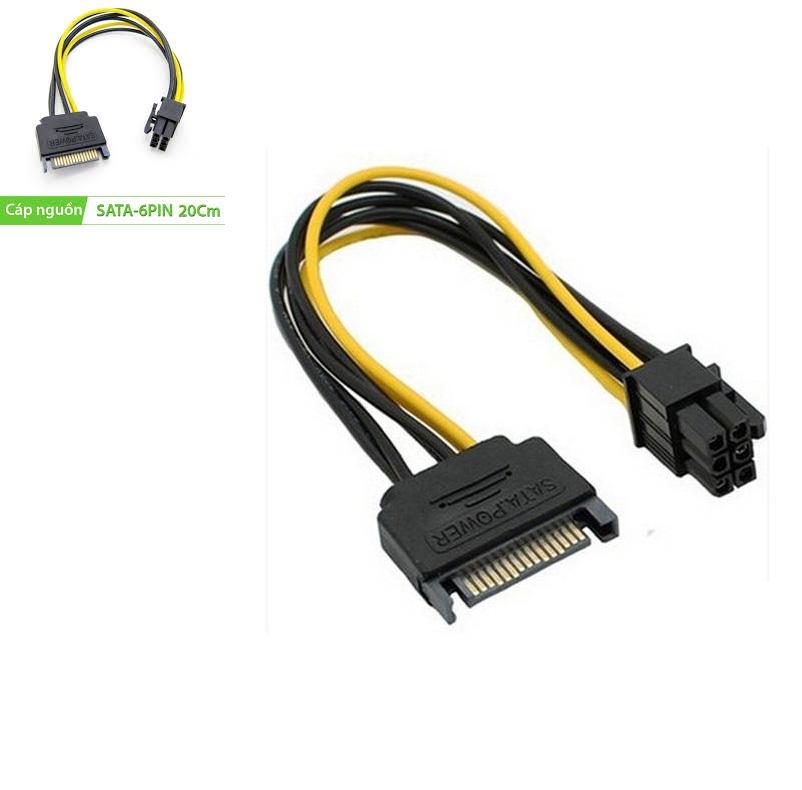 (HCM)Cáp chuyển đổi nguồn SATA sang IDE 6Pin-C10