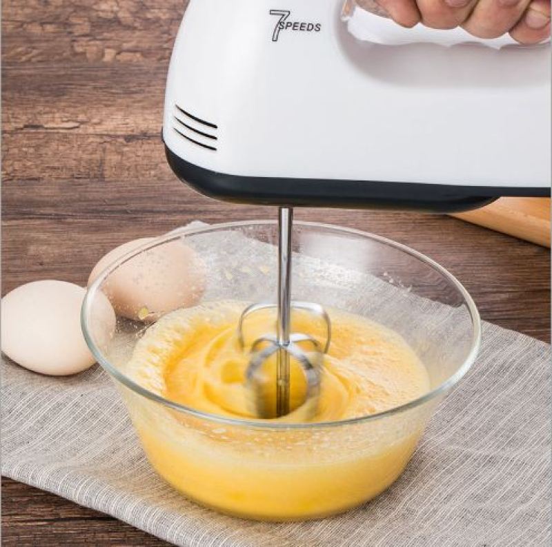 Giá bán Máy đánh trứng mini cầm tay tự động 7 tốc độ - Máy đánh trứng làm kem tươi, làm bánh tiện dụng công suất lớn 180W