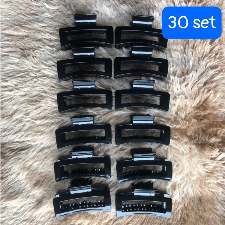 Vỉ 12 kẹp tóc càng cua nhiều mẫu