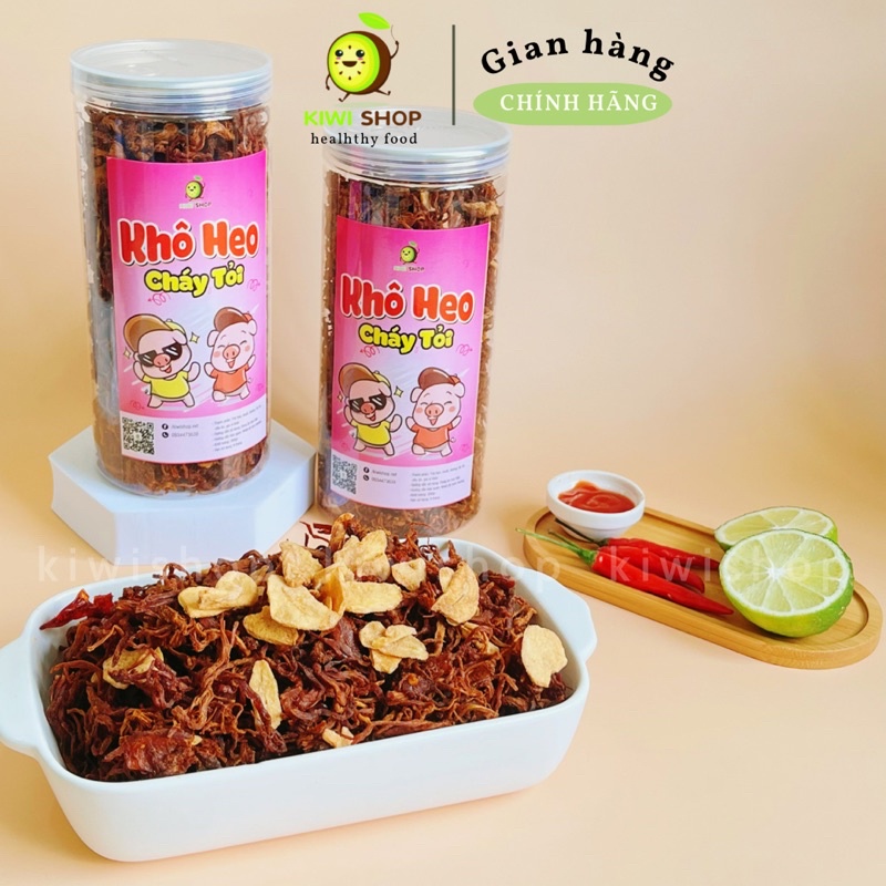 Khô Heo Cháy Tỏi Loại Ngon - Thơm Lừng *KIWISHOP*