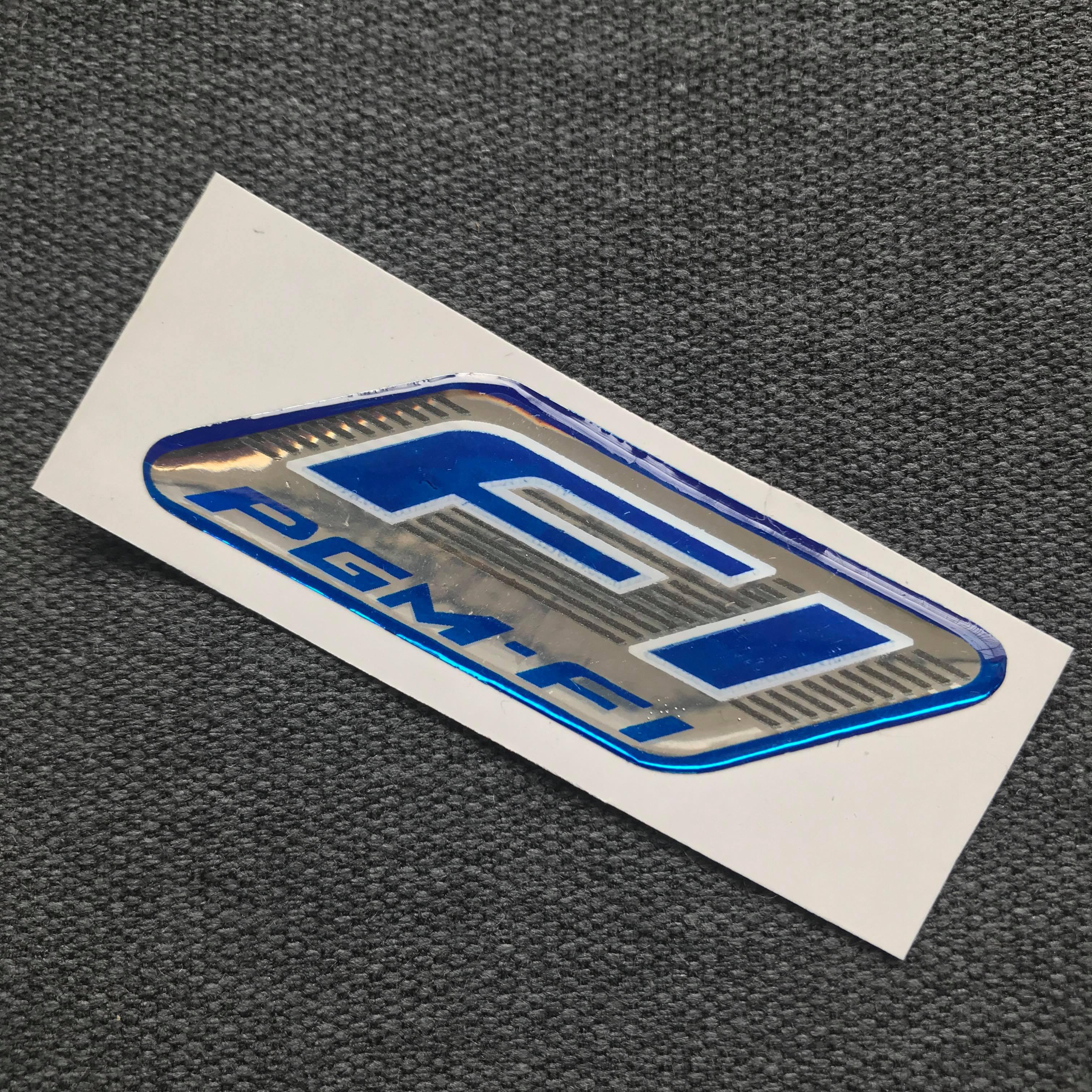 Tem FI PGM-FI Tem Nổi Nhựa Mềm Dán Siêu Bền.(MÀU XANH)