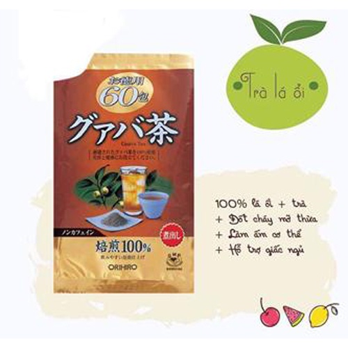 Trà ổi giảm cân thải độc Orihiro Nhật Bản
