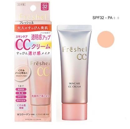 Kem trang điểm cc kanebo freshel cc cream spf 32 pa++