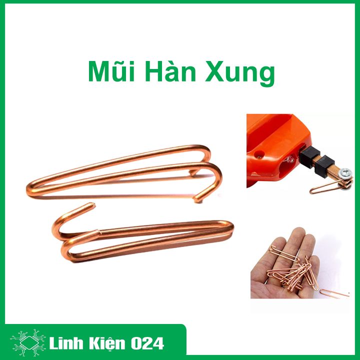 Bộ 10 mũi hàn xung dễ dàng thay thế sử dụng