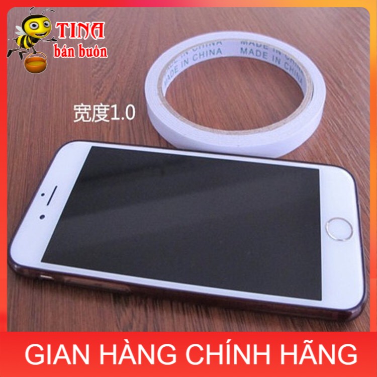 Băng dính 2 mặt đường kính 9cm (rộng 1cm) E211