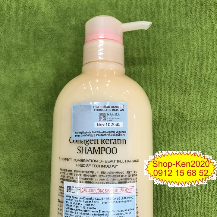 Cặp dầu gội xả dưỡng sinh cao cấp Kendy 800ml x2