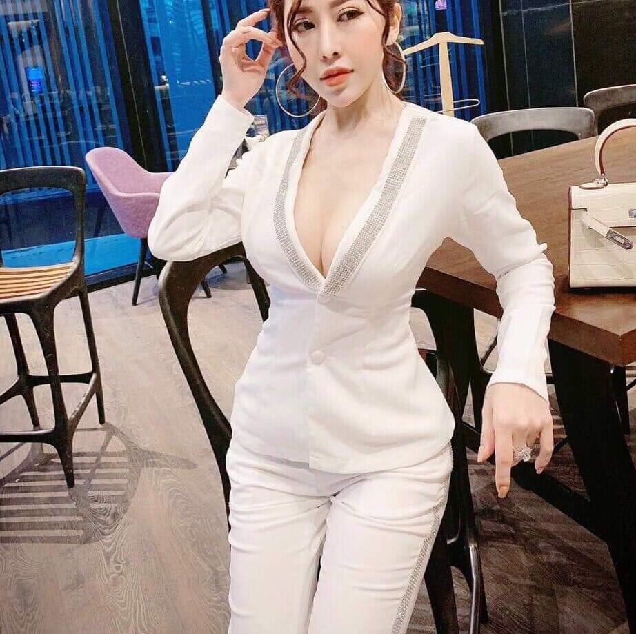 Sét áo vest ép đá quần tây
