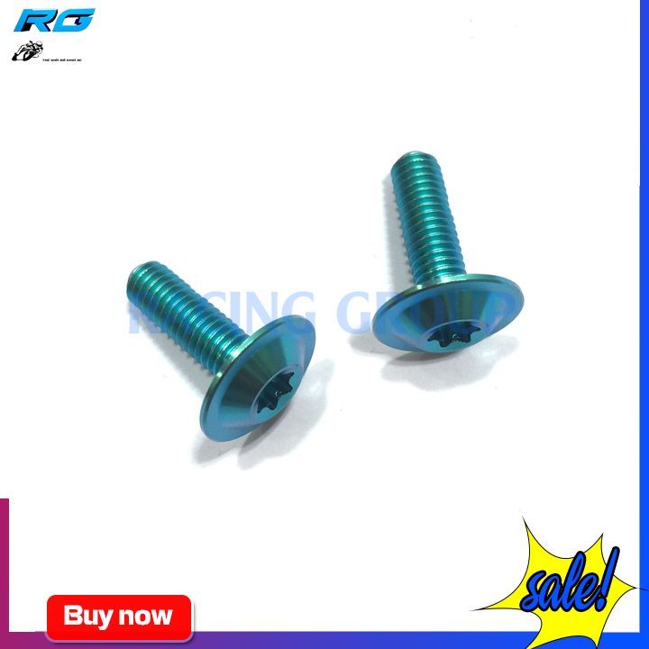 Ốc 6li20 Gr5 Đầu Dù Gắn Xe Máy Nhiều Màu (Giá 1 Con)