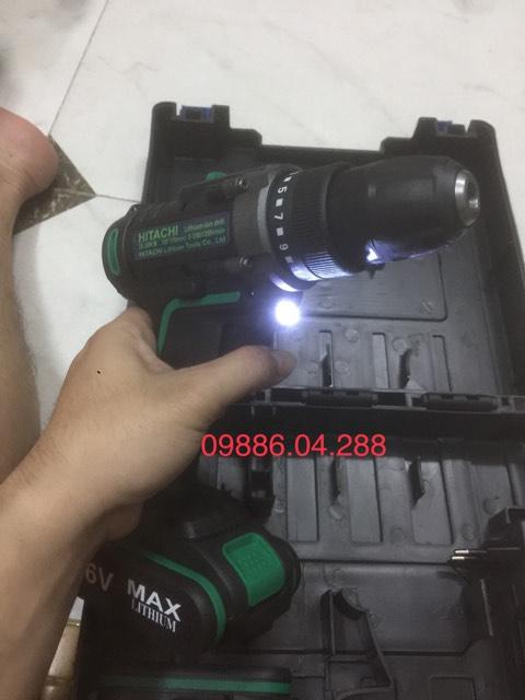 Máy khoan Pin 26v Hitachi Kèm 2 Pin