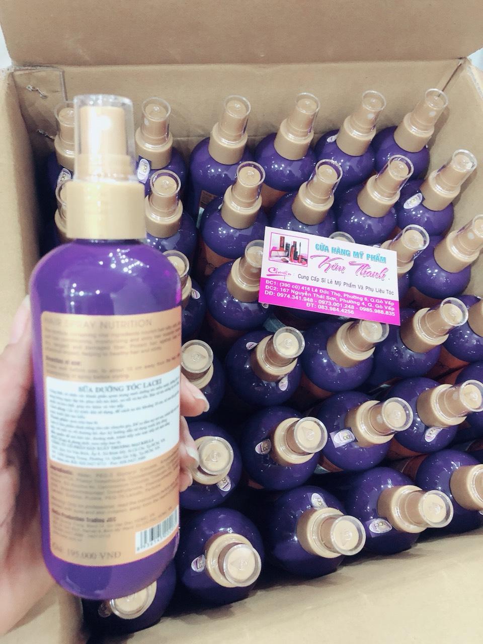 NƯỚC XỊT DƯỠNG TÓC LACEI NUTRITION TÍM 200ML