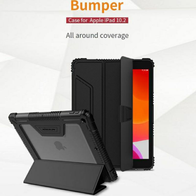 Bao da nillkin bumper cho ipad 10.2/ ipad gen 7 2019 chống sốc ( tặng dán màn hình) cam kết hàng đúng mô tả chất lượng đảm bảo an toàn đến sức khỏe người sử dụng