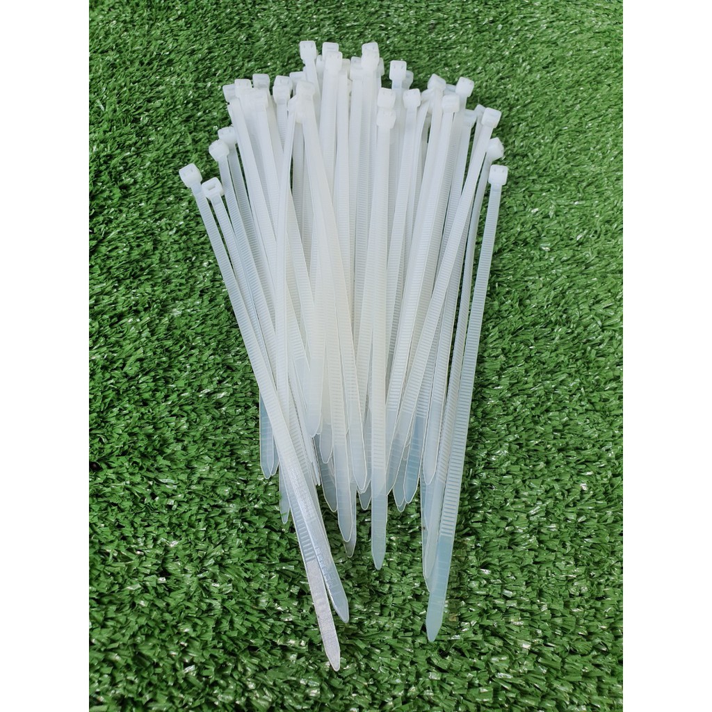 Dây Rút Nhựa 10cm/15cm/20cm/25cm/30cm [Trắng - Đen]