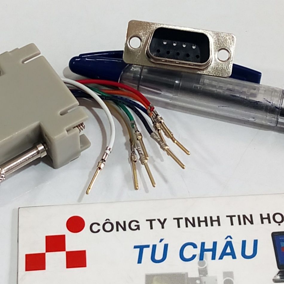 Đầu com ra lan: đầu com 9 lổ cái / com 9 kim đực ra lan