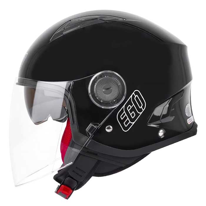 MŨ BẢO HIỂM EGO E-41 MÀU ĐEN BÓNG