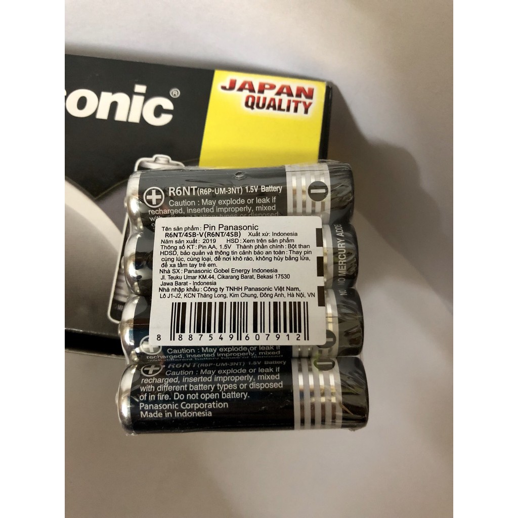 Hộp 40 Viên Pin AA Panasonic Neo Loại Tốt Vỉ 4 Viên Hàng Chính Hãng