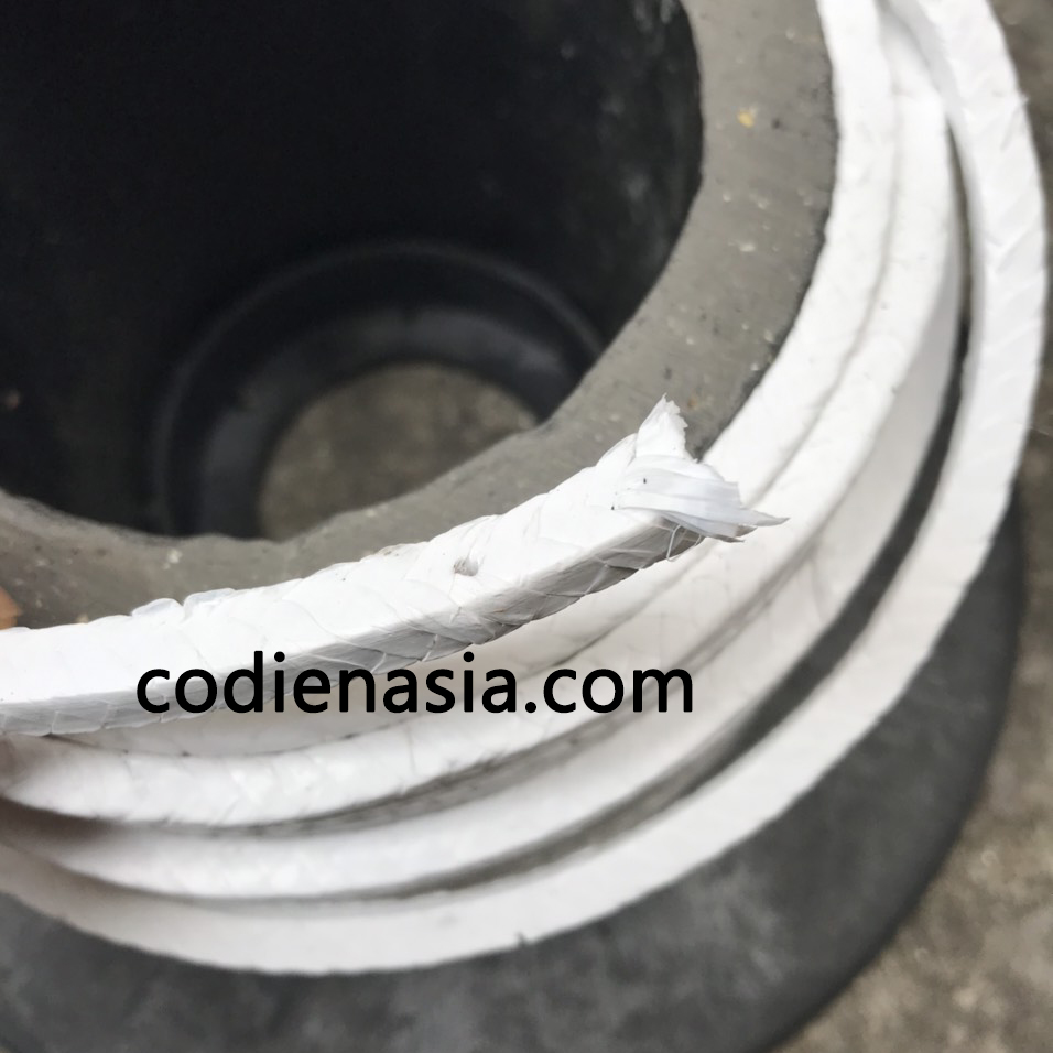 Dây Teflon phi 8, dây tết chèn chịu hóa chất