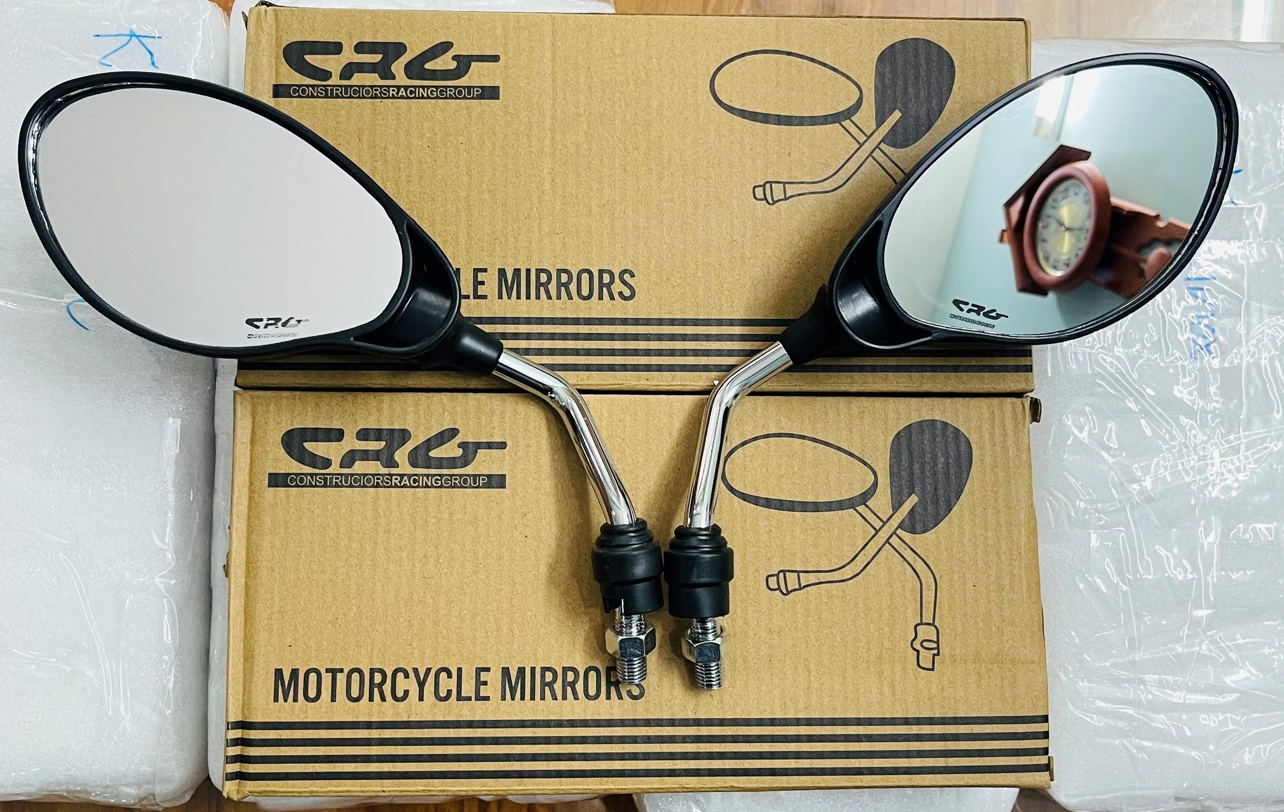 Kính ( Gương ) chiếu hậu CRG mẫu Yaz dùng cho các dòng xe Yamaha