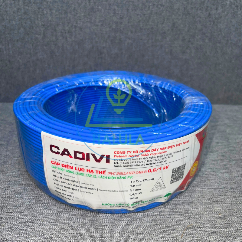 Dây cáp điện đơn - dây điện CV đơn Cadivi ( Đơn giá 1 mét)