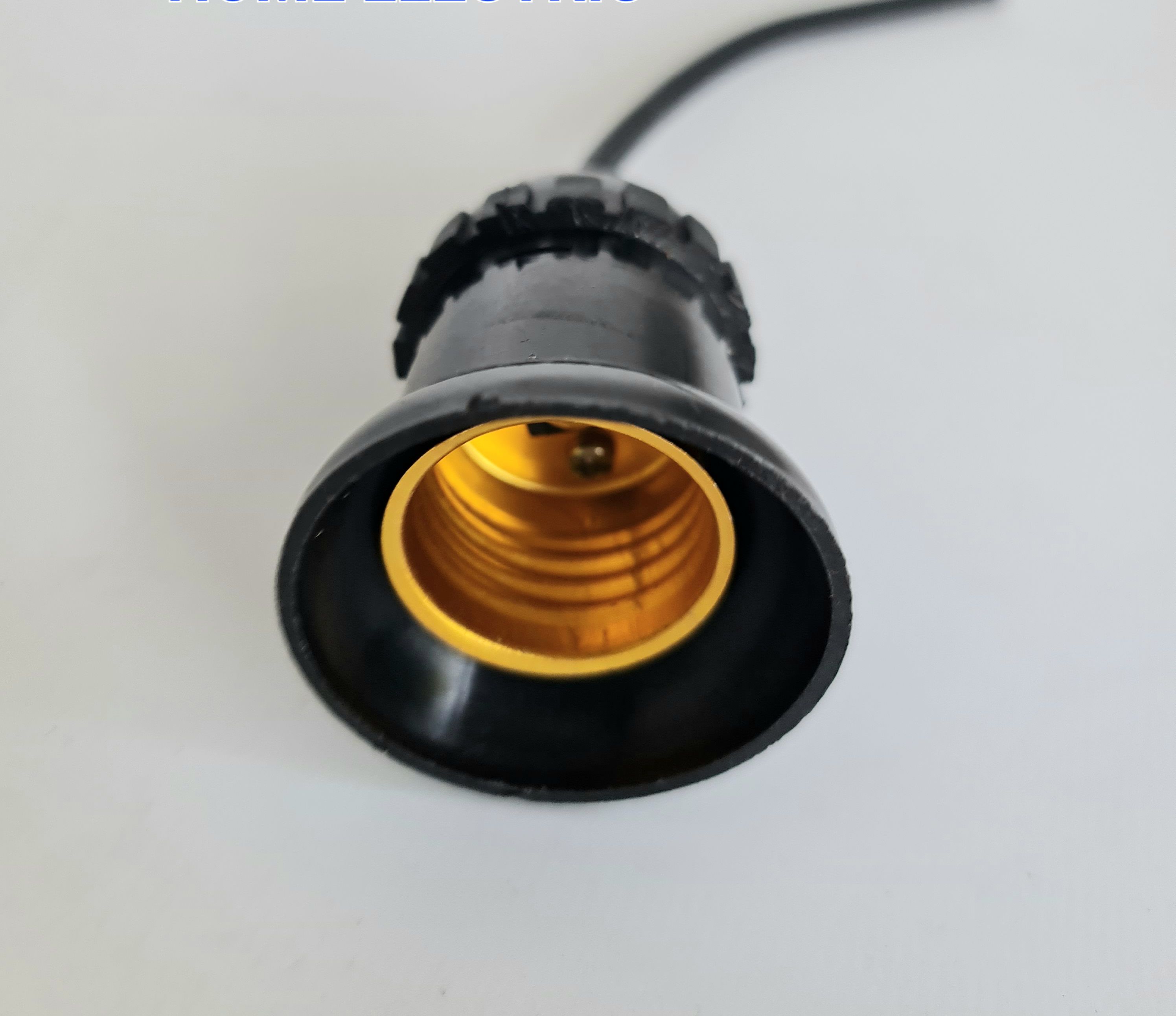 Đui Đèn E27 Đúc Kín Nước Có Dây 12cm