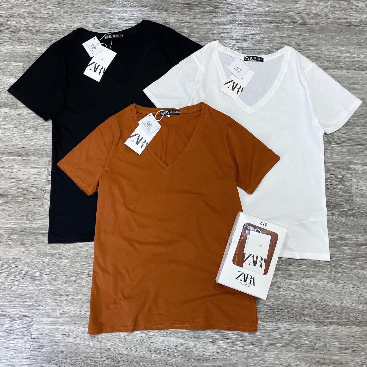 ANU86 - ÁO PHÔNG GIẤY TRƠN CỔ TIM CỘC TAY CHO NỮ