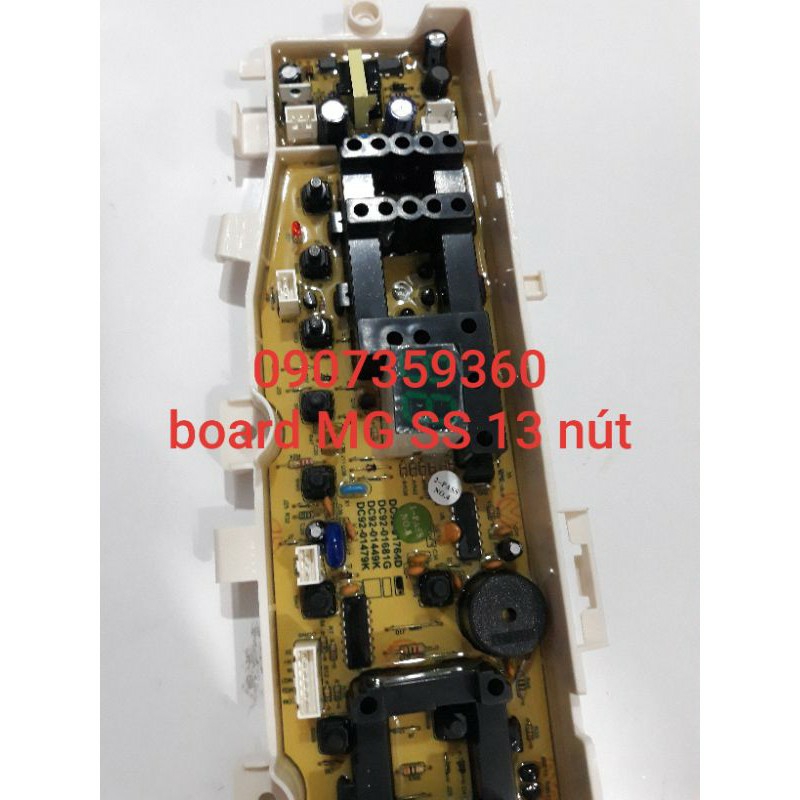 Board mạch máy giặt samsung 13 nút