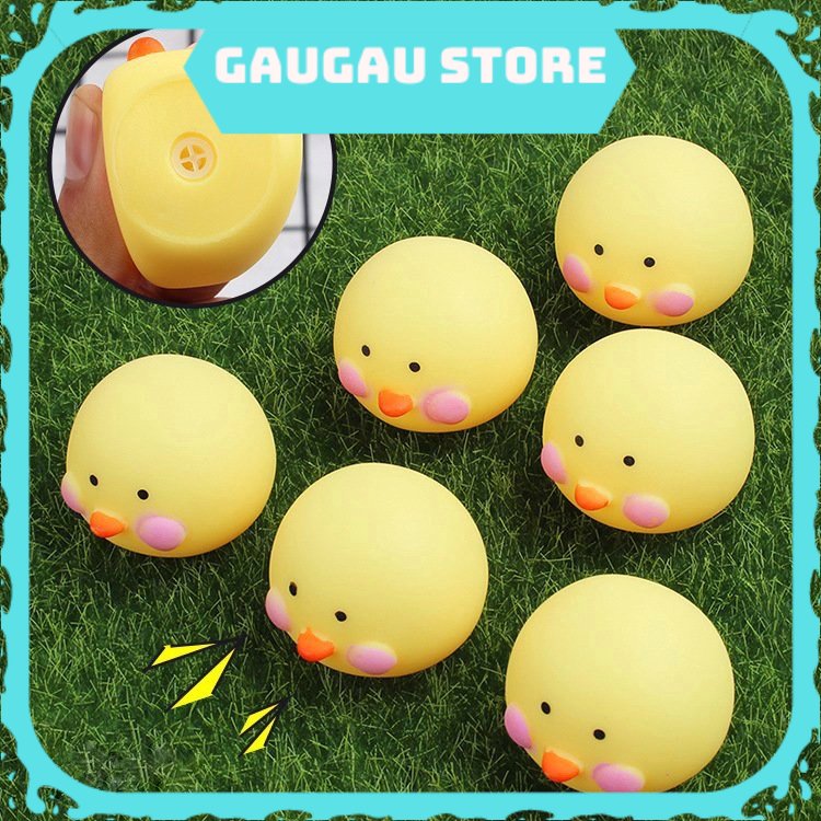 Đồ chơi hình con gà cao su dễ thương cho bé