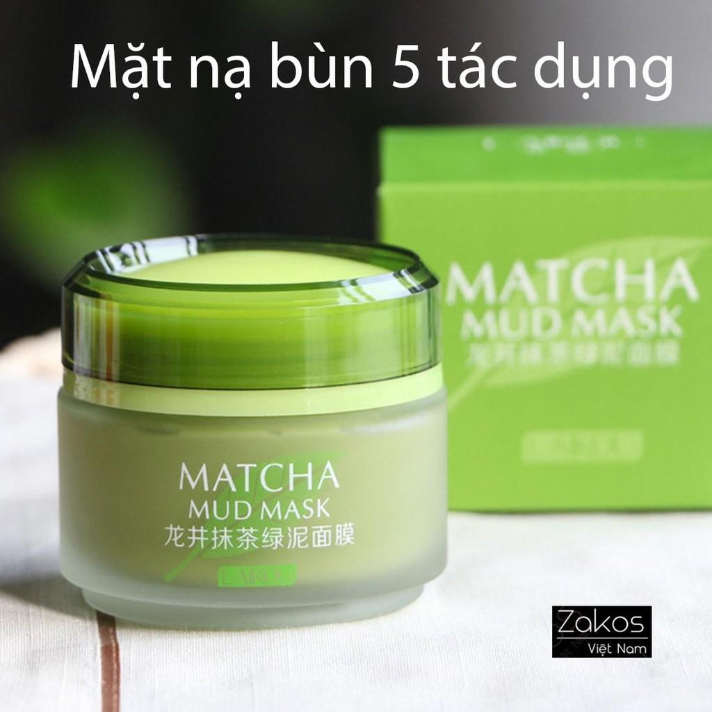 Mặt nạ trà xanh Matcha mud mask Laikou