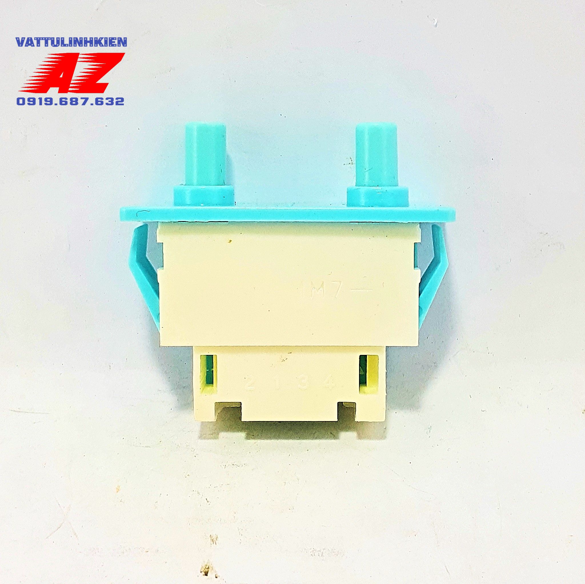 Công tắc cánh tủ lạnh 2 nút chân cài