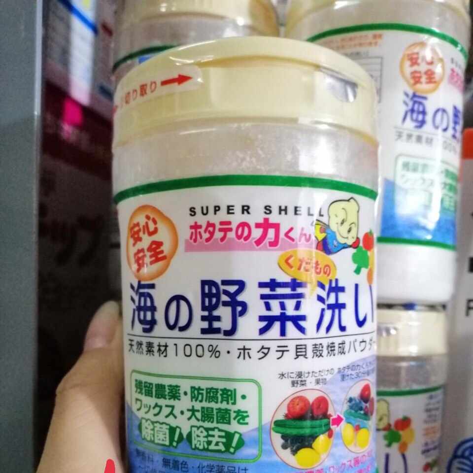 Bột sò rửa rau củ nhật bản -hủ 90g