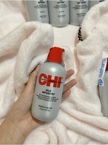 (Bill US) Dưỡng Tóc CHI Silk Infusion màu Đỏ