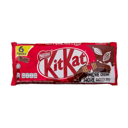 Combo 6 thanh kitkat socola 2f siêu ngon