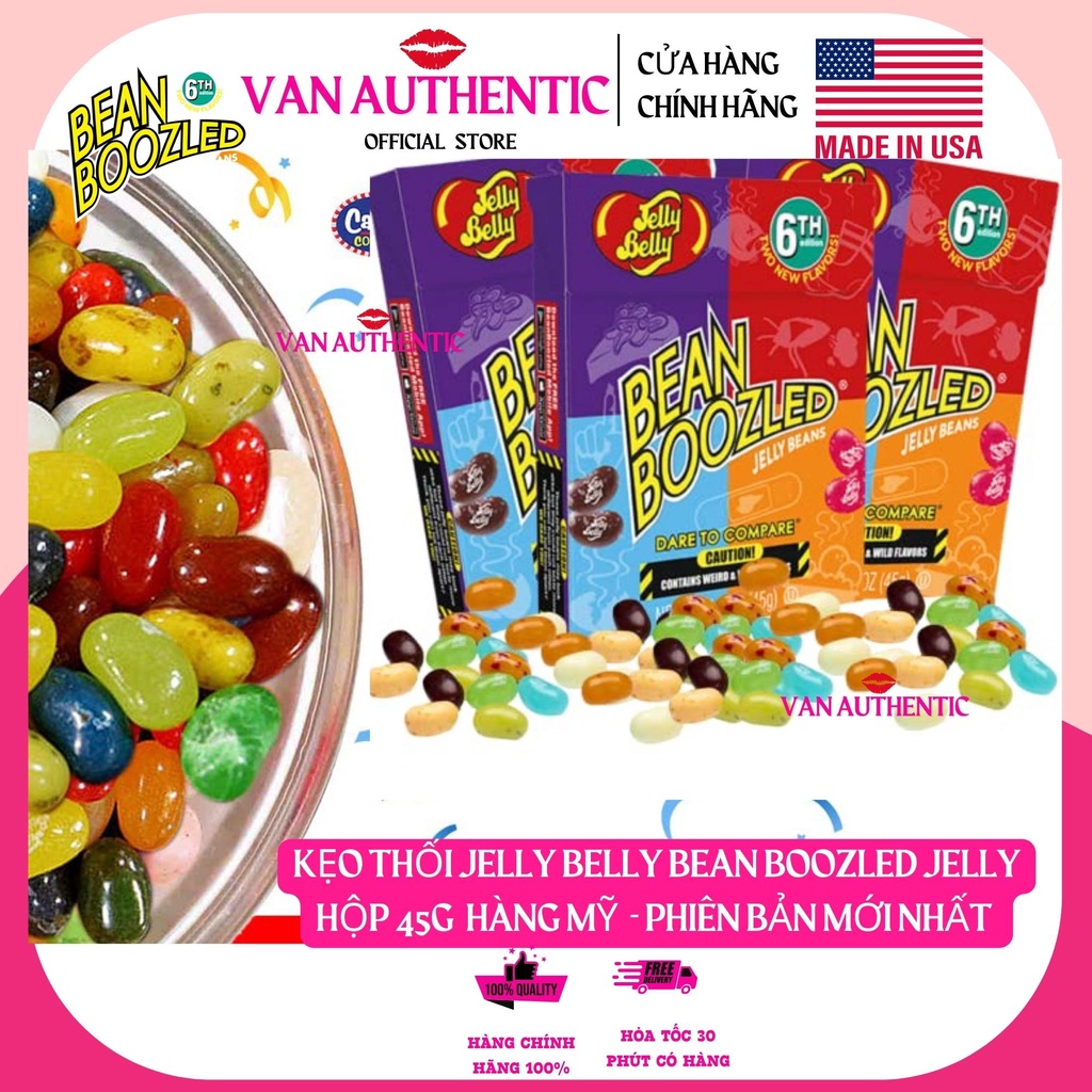 Kẹo thối bean boozled mỹ hộp nhỏ 45 gram