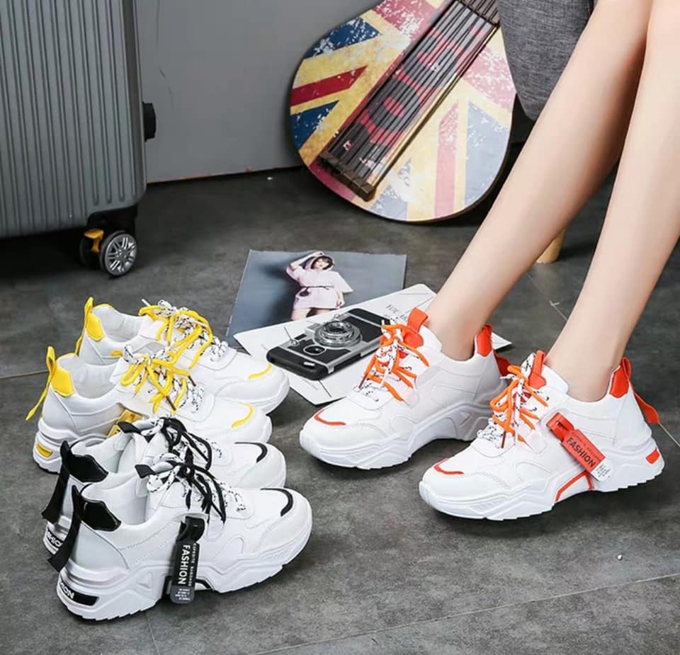 Giày sneaker nữ giày độn đế đẹp