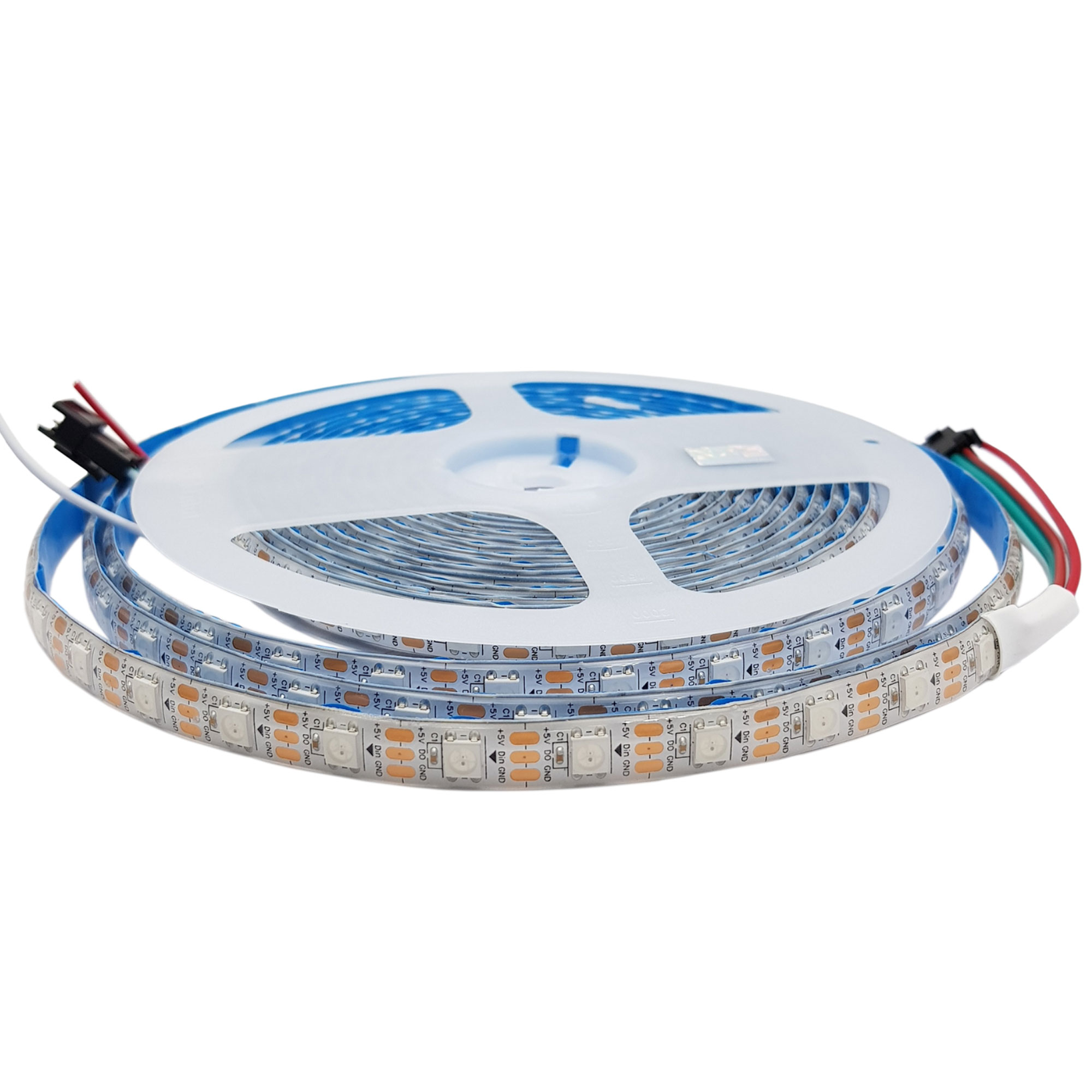Led dây WS2812 5050 5VDC 1m 60 bóng (Không phủ epoxy - Có phủ epoxy - Bọc vỏ silicone))