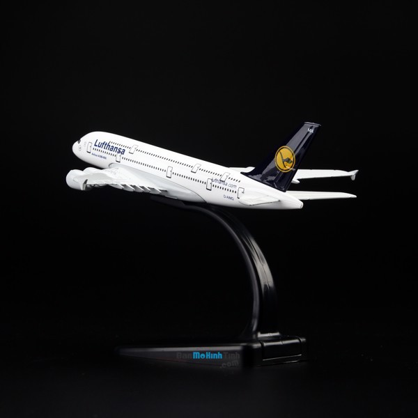 [HCM]Mô hình máy bay Lufthansa Airbus A380 16cm Everfly