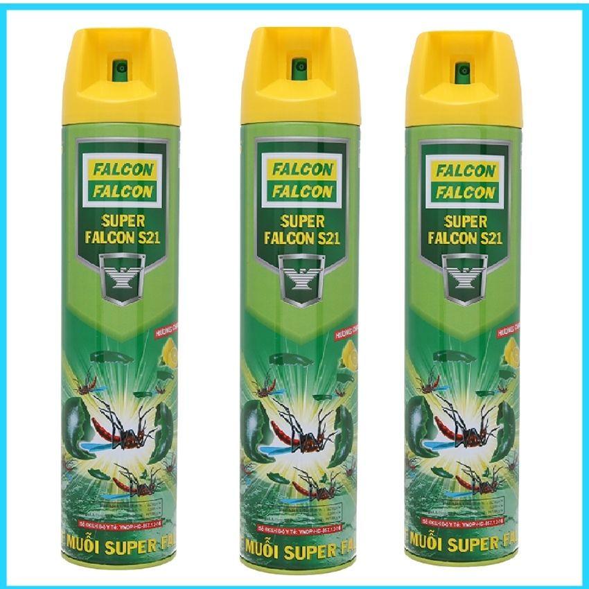 [HCM] Bình xịt diệt muỗi Super Falcon 600ml MXFC01,