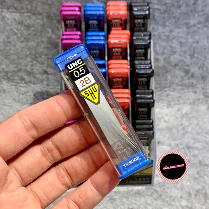 Combo 10 lọ Ngòi chì kim thay thế 0.5mm và 0.7mm (20 ngòi trong 1 lọ)