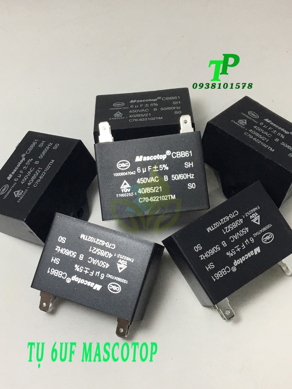 Tụ Mascotop 6uF CBB61