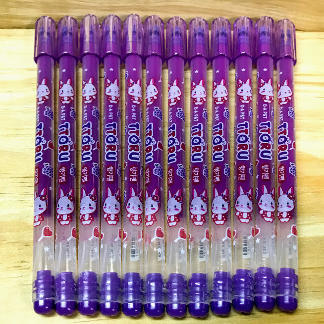 Bút Mực Gel Tím Đôremon TTORU( Mực Nho )