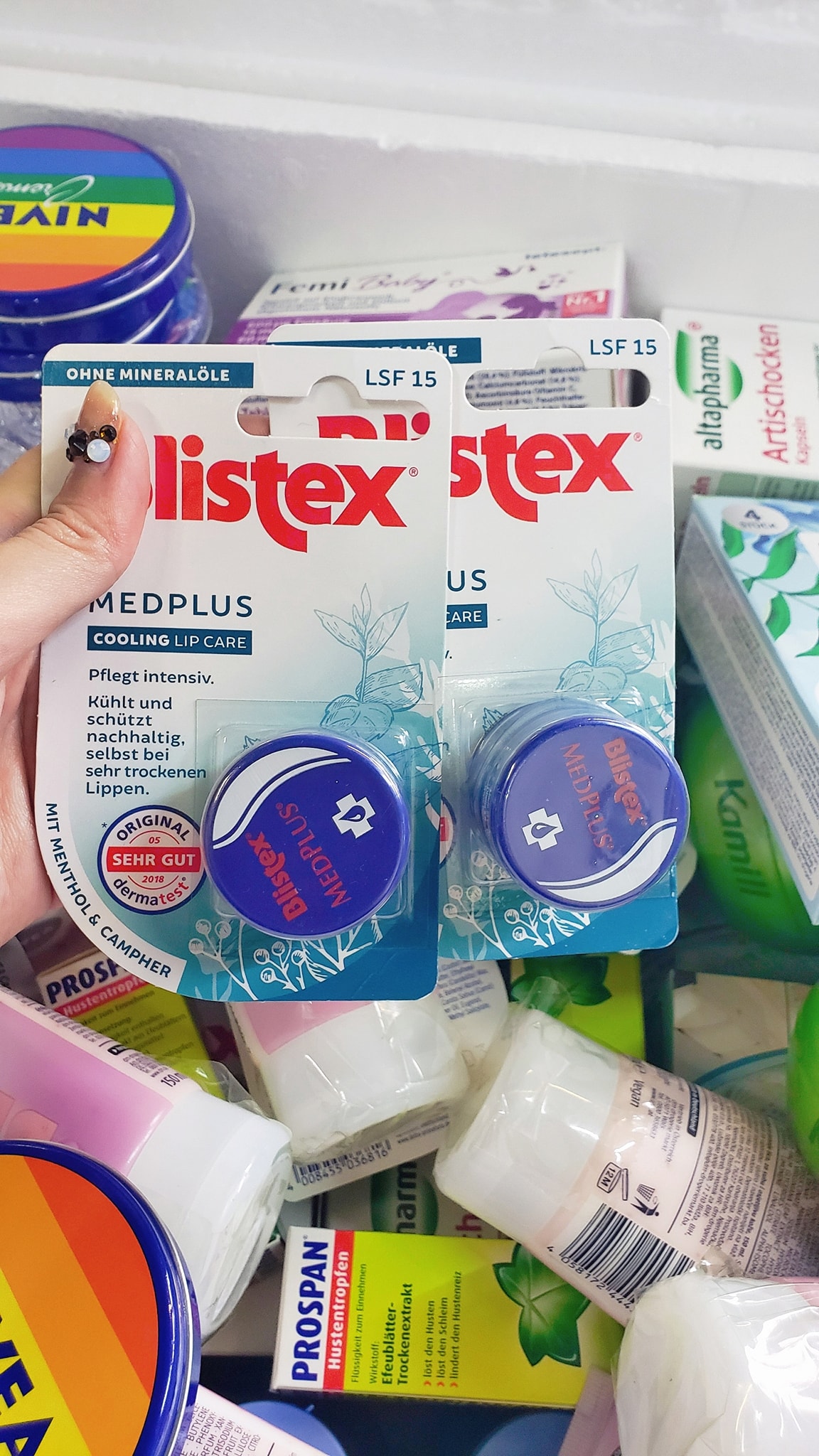 Son dưỡng môi Blistex Đức