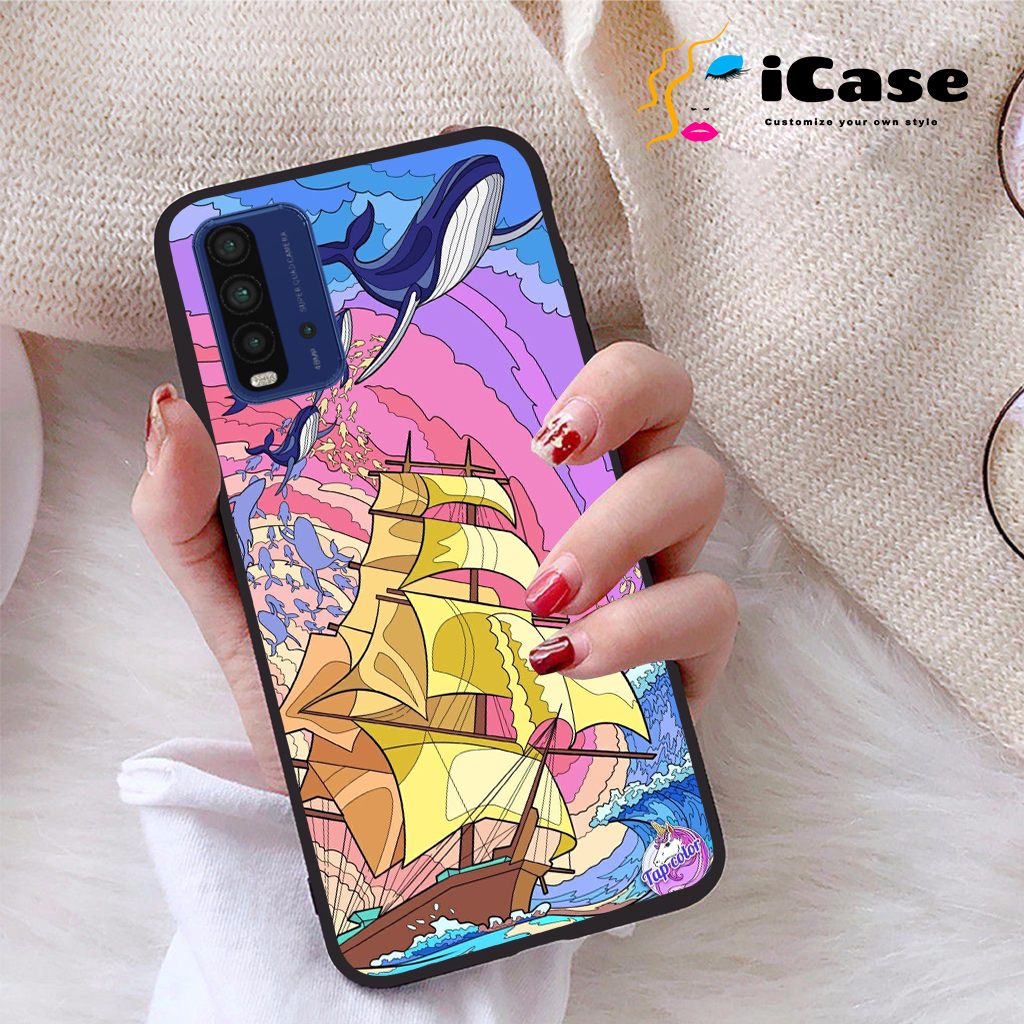 Ốp lưng xiaomi poco m3 viền dẻo tpu bst sea