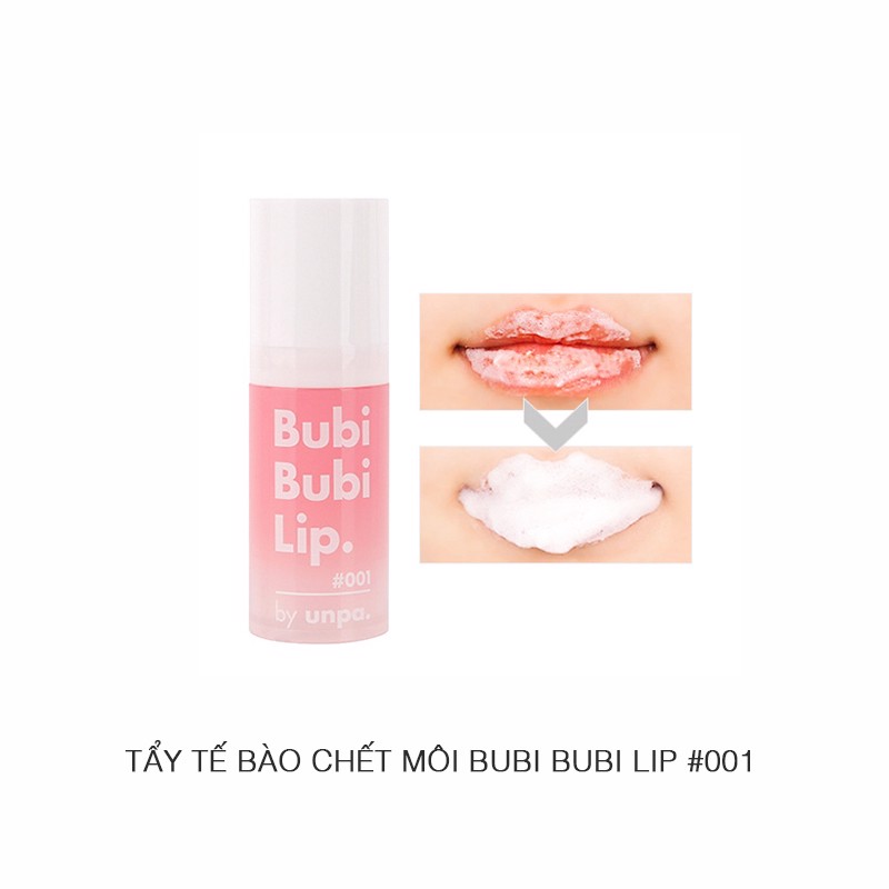 Tẩy Da Chết Môi Sủi Bọt Bubi Bubi Lip 12ml - Hàn Quốc